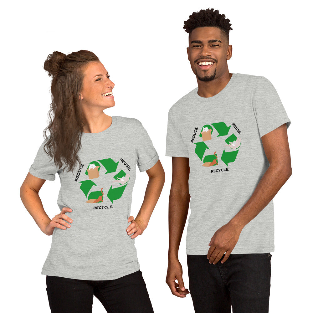 T-shirt homme réfléchissant recyclé wild homme