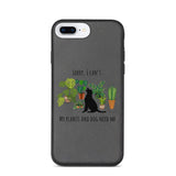 Plants and Dogs Biodegradable phone case