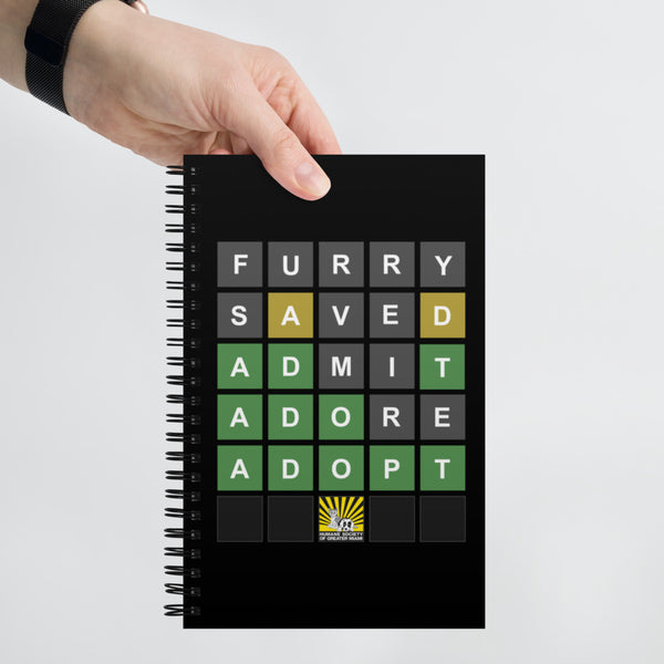 Word Games Spiral notebook